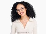 Warby Parker T4FT0T179 Brille Stromschnellen blau mit poliertem Silber Talib – Bild 2