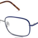 Warby Parker T4FT0T179 Brille Stromschnellen blau mit poliertem Silber Talib