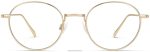 Warby Parker T4FT0T183 Brille poliertes Gold Ellington – Bild 4