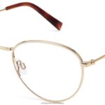 Warby Parker T4FT0T214 Brille poliertes Gold Hawkins