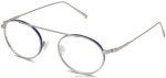 Warby Parker T4FT0T224 Brille poliertes Silber mit Blau Corwin