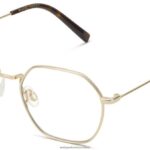 Warby Parker T4FT0T23 Brille poliertes Gold Keiko