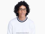 Warby Parker T4FT0T254 Brille tiefschwarz mit poliertem Gold weißer – Bild 3