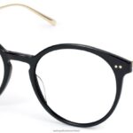 Warby Parker T4FT0T258 Brille tiefschwarz mit poliertem Gold langley
