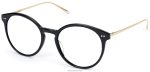 Warby Parker T4FT0T258 Brille tiefschwarz mit poliertem Gold langley