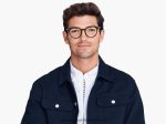 Warby Parker T4FT0T258 Brille tiefschwarz mit poliertem Gold langley – Bild 3