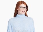 Warby Parker T4FT0T25 Brille tiefschwarz mit poliertem Gold Baird – Bild 3