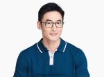 Warby Parker T4FT0T294 Brille Gestreifter Pazifik mit poliertem Silber Raul – Bild 2