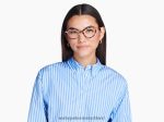 Warby Parker T4FT0T351 Brille Adobe-Schildkröte mit poliertem Gold Aurelia – Bild 2