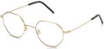 Warby Parker T4FT0T390 Brille poliertes Gold dupree