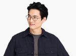 Warby Parker T4FT0T391 Brille gebürstete Tinte Saul – Bild 2