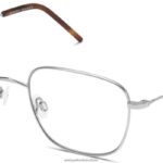 Warby Parker T4FT0T392 Brille poliertes Silber Saul