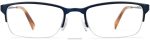 Warby Parker T4FT0T393 Brille gebürstetes Marineblau Caldwell – Bild 2