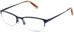 Warby Parker T4FT0T393 Brille gebürstetes Marineblau Caldwell