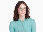 Warby Parker T4FT0T399 Brille Palmetto mit poliertem Gold Thurston – Bild 3