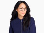 Warby Parker T4FT0T407 Brille Einlasskristall mit gebürsteter Tinte Dante – Bild 2