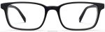 Warby Parker T4FT0T40 Brille schwarze matte Sonnenfinsternis Wilkie – Bild 4