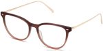 Warby Parker T4FT0T427 Brille Maulbeerschildkröten-Fade mit poliertem Gold Maren