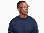 Warby Parker T4FT0T436 Brille Kristall mit englischer Eiche felix – Bild 2