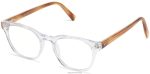Warby Parker T4FT0T436 Brille Kristall mit englischer Eiche felix