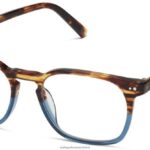Warby Parker T4FT0T44 Brille Hudson Blue verblasst Santiago
