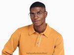 Warby Parker T4FT0T460 Brille tiefschwarz mit poliertem Gold leah – Bild 3