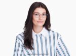 Warby Parker T4FT0T477 Brille polierter Chrom Shirley – Bild 2