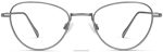 Warby Parker T4FT0T477 Brille polierter Chrom Shirley – Bild 3