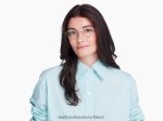 Warby Parker T4FT0T478 Brille poliertes Gold Shirley – Bild 2