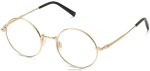 Warby Parker T4FT0T482 Brille poliertes Gold Crowley