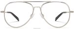 Warby Parker T4FT0T486 Brille poliertes Silber Räuber – Bild 2