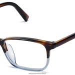 Warby Parker T4FT0T512 Brille Eastern Bluebird verblassen Oliver