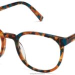 Warby Parker T4FT0T528 Brille blaugrüne Schildkröte Gillian