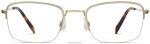 Warby Parker T4FT0T52 Brille poliertes Gold armando – Bild 3