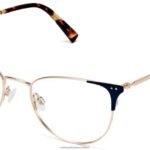 Warby Parker T4FT0T586 Brille Poliertes Gold mit gebürstetem Marineblau ava