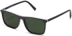 Warby Parker T4FT0T594 Brille schwarze matte Sonnenfinsternis Fletcher