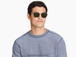 Warby Parker T4FT0T598 Brille gebürstete Tinte Keiko – Bild 2