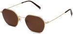 Warby Parker T4FT0T599 Brille poliertes Gold Keiko
