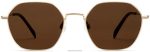 Warby Parker T4FT0T599 Brille poliertes Gold Keiko – Bild 4