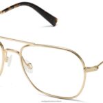 Warby Parker T4FT0T59 Brille poliertes Gold abe