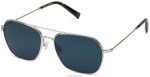 Warby Parker T4FT0T601 Brille poliertes Silber abe