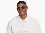 Warby Parker T4FT0T665 Brille poliertes Gold Aram – Bild 2
