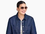 Warby Parker T4FT0T670 Brille poliertes Gold Räuber – Bild 3