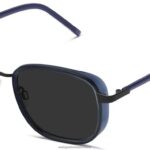 Warby Parker T4FT0T679 Brille Einlasskristall mit gebürsteter Tinte Dante