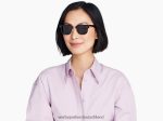 Warby Parker T4FT0T683 Brille tiefschwarz mit poliertem Gold Baird – Bild 3