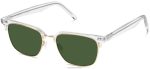 Warby Parker T4FT0T684 Brille Kristall mit poliertem Gold Baird