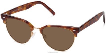Warby Parker T4FT0T696 Brille Karamellschildkröte mit poliertem Gold otti