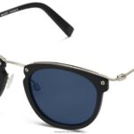 Warby Parker T4FT0T742 Brille Tiefschwarz matt mit poliertem Silber moriarty