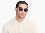 Warby Parker T4FT0T742 Brille Tiefschwarz matt mit poliertem Silber moriarty – Bild 3