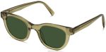 Warby Parker T4FT0T759 Brille grüner Teekristall gideon